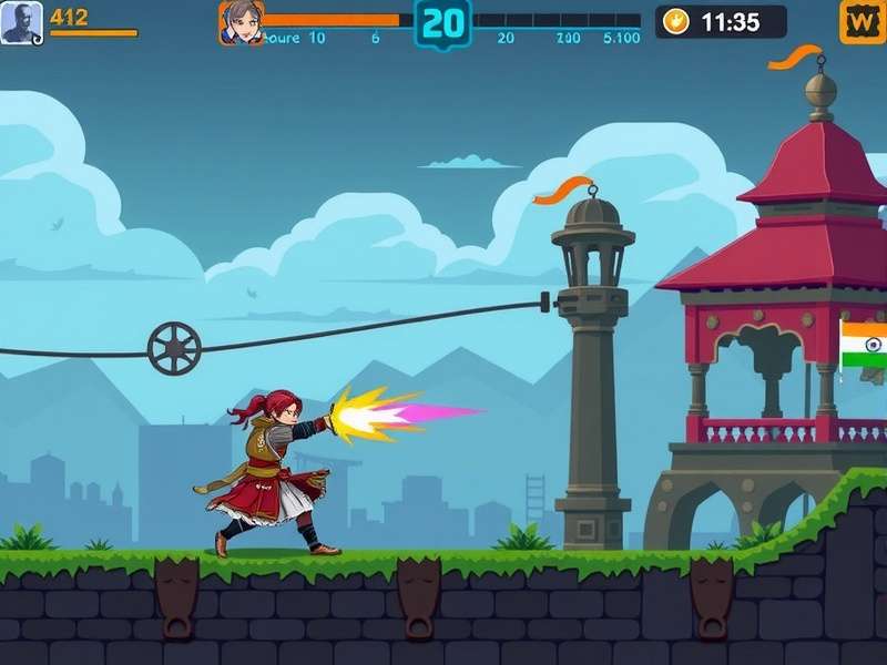 Fiesta Net Ninja Rampage gameplay screenshot